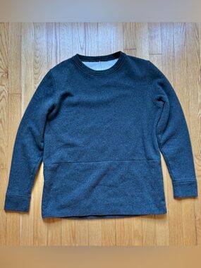 Lululemon Women’s Yes Fleece Pullover Sweatshirt 8 Medium Gray Solid